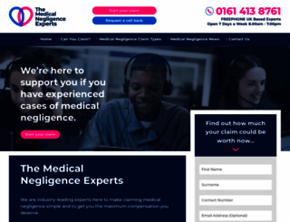 the-medical-negligence-experts.co.uk screenshot