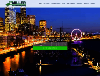 the-millerinsuranceagency.com screenshot
