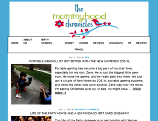 the-mommyhood-chronicles.net screenshot