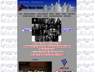 the-music-store.com screenshot