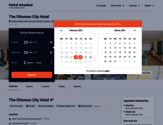 the-ottoman-city-hotel.hotel-istanbul.net screenshot