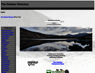 the-outdoor-directory.co.uk screenshot