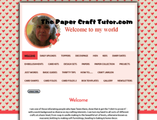 the-paper-craft-tutor.com screenshot