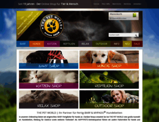 the-pet-world.com screenshot