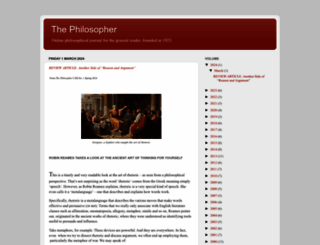 the-philosopher.co.uk screenshot