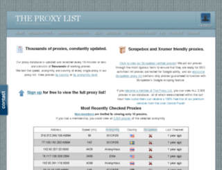 the-proxy-list.com screenshot