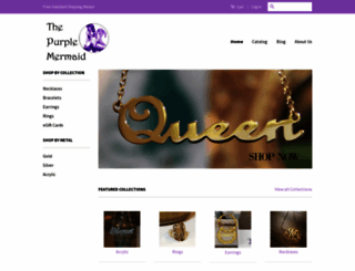 the-purple-mermaid.myshopify.com screenshot