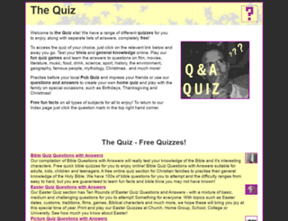 the-quiz.com screenshot