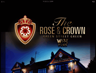 the-roseandcrown.co.uk screenshot