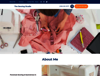 the-sewing-studio.ueniweb.com screenshot