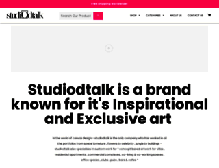 the-studiodtalk.myshopify.com screenshot