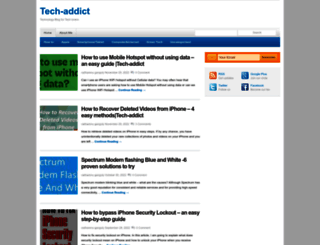 the-tech-addict.com screenshot
