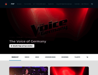 the-voice-of-germany.de screenshot
