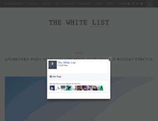 the-white-list.co.uk screenshot