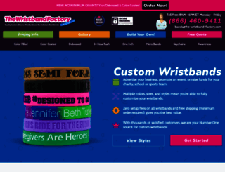 the-wristband-factory.com screenshot