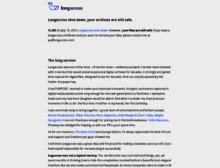 the.longaccess.com screenshot