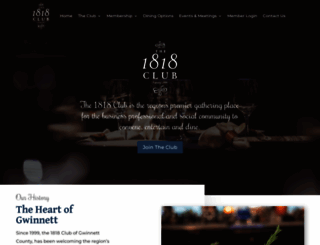 the1818club.org screenshot