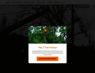 the1treeservice.com screenshot
