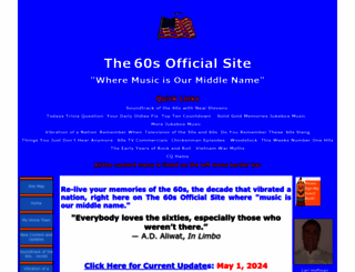 the60sofficialsite.com screenshot