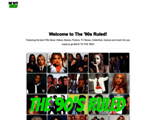 the90sruled.com screenshot