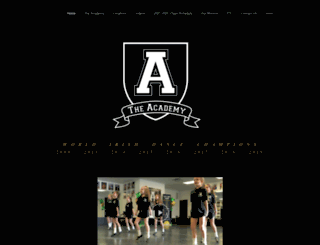 theacademy-irishdance.com screenshot