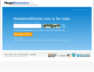 theadoredhome.com screenshot