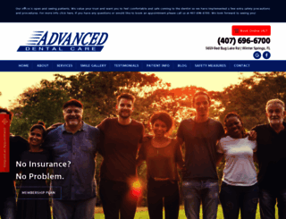theadvanceddental.com screenshot
