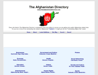 theafghanistandirectory.com screenshot
