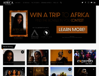 theafricachannel.com screenshot