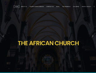 theafricanchurch.org screenshot