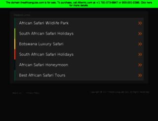 theafricanguide.com screenshot