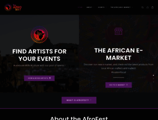 theafrofest.com screenshot