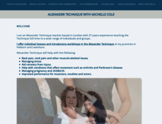 thealexandertechnique.co.uk screenshot