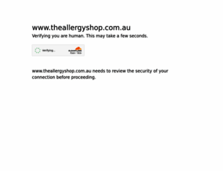 theallergyshop.com.au screenshot