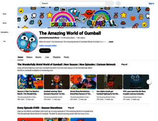 theamazingworldofgumball.com screenshot