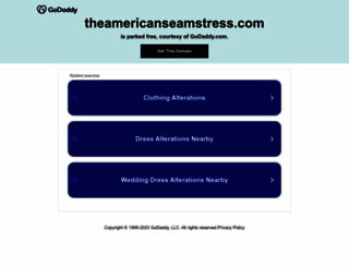 theamericanseamstress.com screenshot