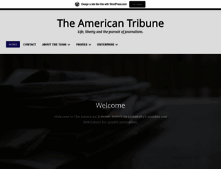 theamericantribune.home.blog screenshot