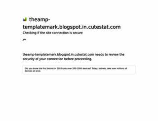 theamp-templatemark.blogspot.in.cutestat.com screenshot