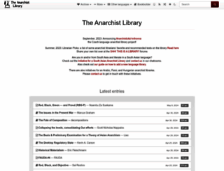 theanarchistlibrary.org screenshot