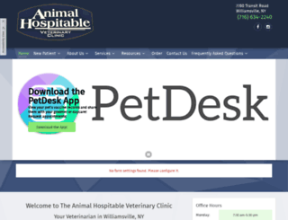 theanimalhospitable.com screenshot