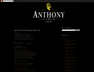 theanthonycumiashow.blogspot.com screenshot