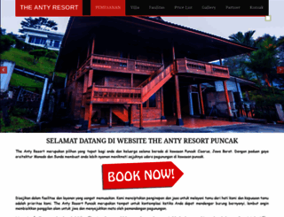 theantyresortpuncak.com screenshot