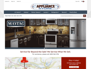 theappliancestoreks.com screenshot