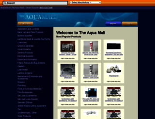 theaquamall.com screenshot