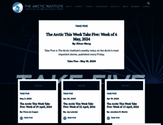 thearcticinstitute.org screenshot