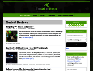 thearkofmusic.com screenshot