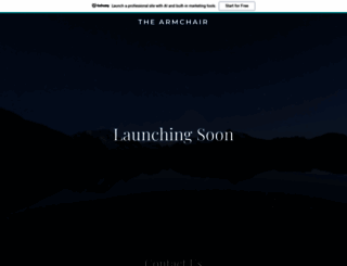 thearmchair.in screenshot