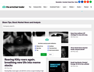 thearmchairtrader.com screenshot