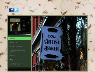 theartistbaker.com screenshot