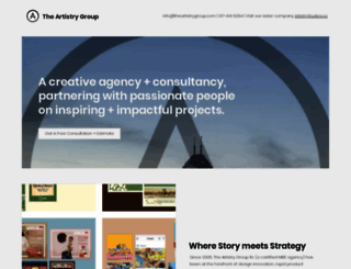 theartistrygroup.com screenshot